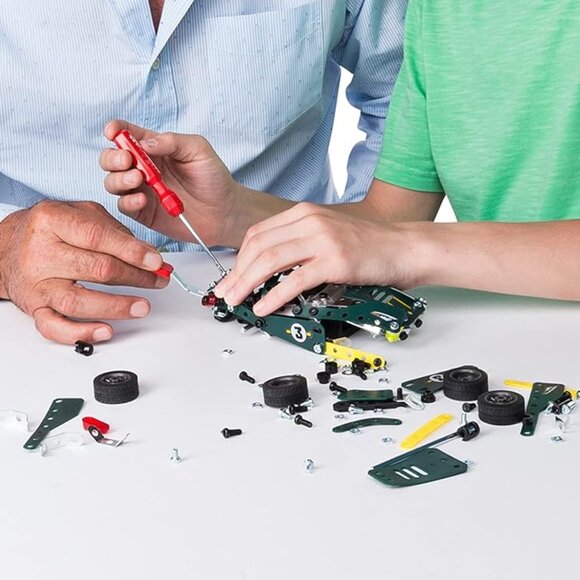 MECCANO 5 in 1 Roadster Pull Back Car Building Kit New Sealed - Picture 9 of 16